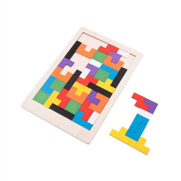 MOKI. Jeu de construction et de puzzle en contreplaqué. - 150 - Lumière naturelle