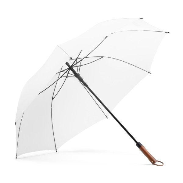 MATEO. Grand parasol en pongée (30") - 106 - Blanc