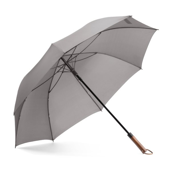 MATEO. Grand parasol en pongée (30") - 113 - Gris