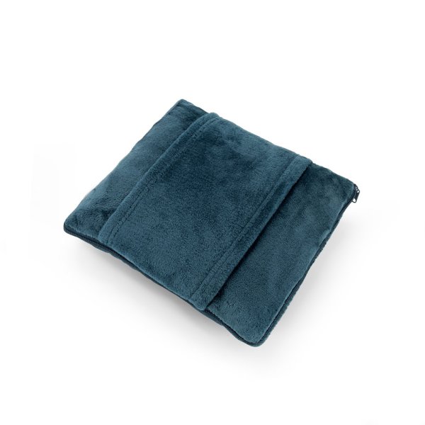 SNUGGY. Ensemble 3 en 1 en tissu peluche (220 g/m²) idéal pour les voyages - 104 - Bleu