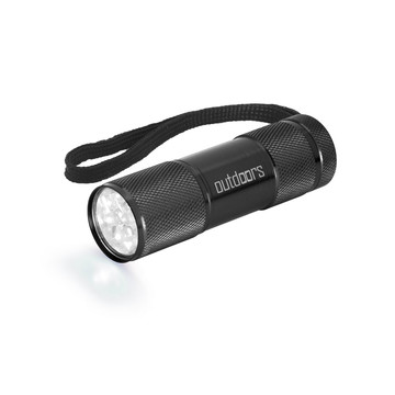 Lampe torche en aluminium avec 9 LED, FLASHY. - 