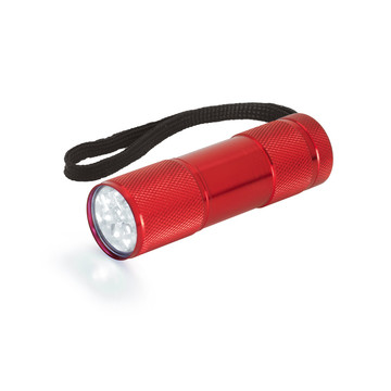 Lampe torche en aluminium avec 9 LED, FLASHY. - 