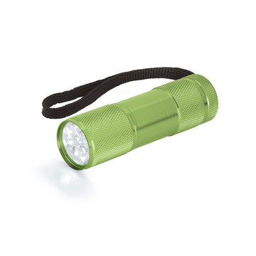 Lampe torche en aluminium avec 9 LED, FLASHY. - 
