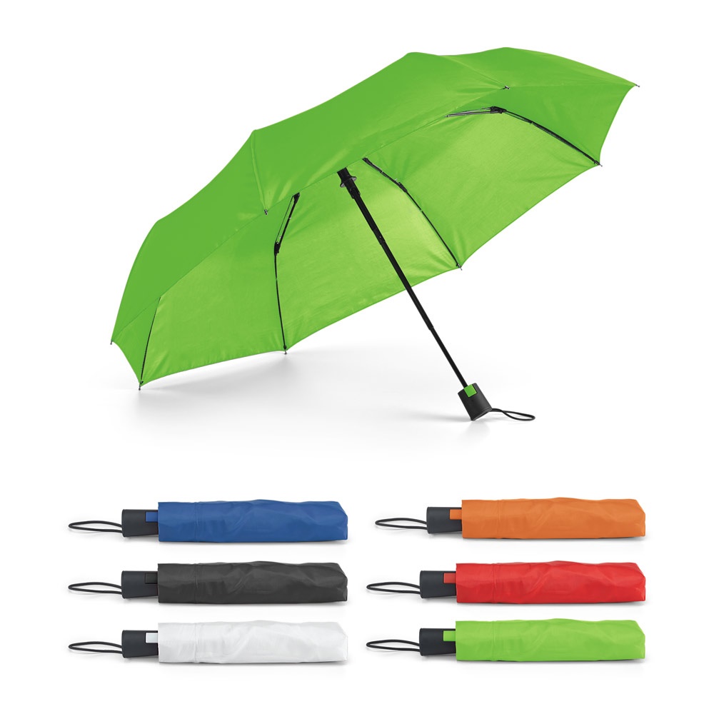 Parapluie pliant TOMAS. 190T en polyester avec ouverture automatique