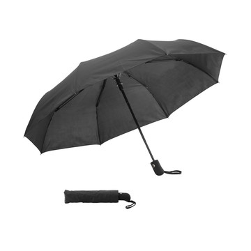 Parapluie pliant JACOBS 190T en pongé avec ouverture automatique