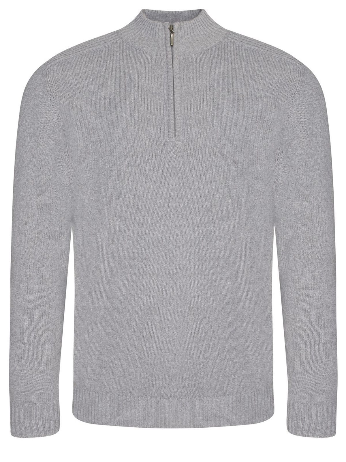 Pull Wakhan Regen à fermeture éclair 1/4 - Gris chiné