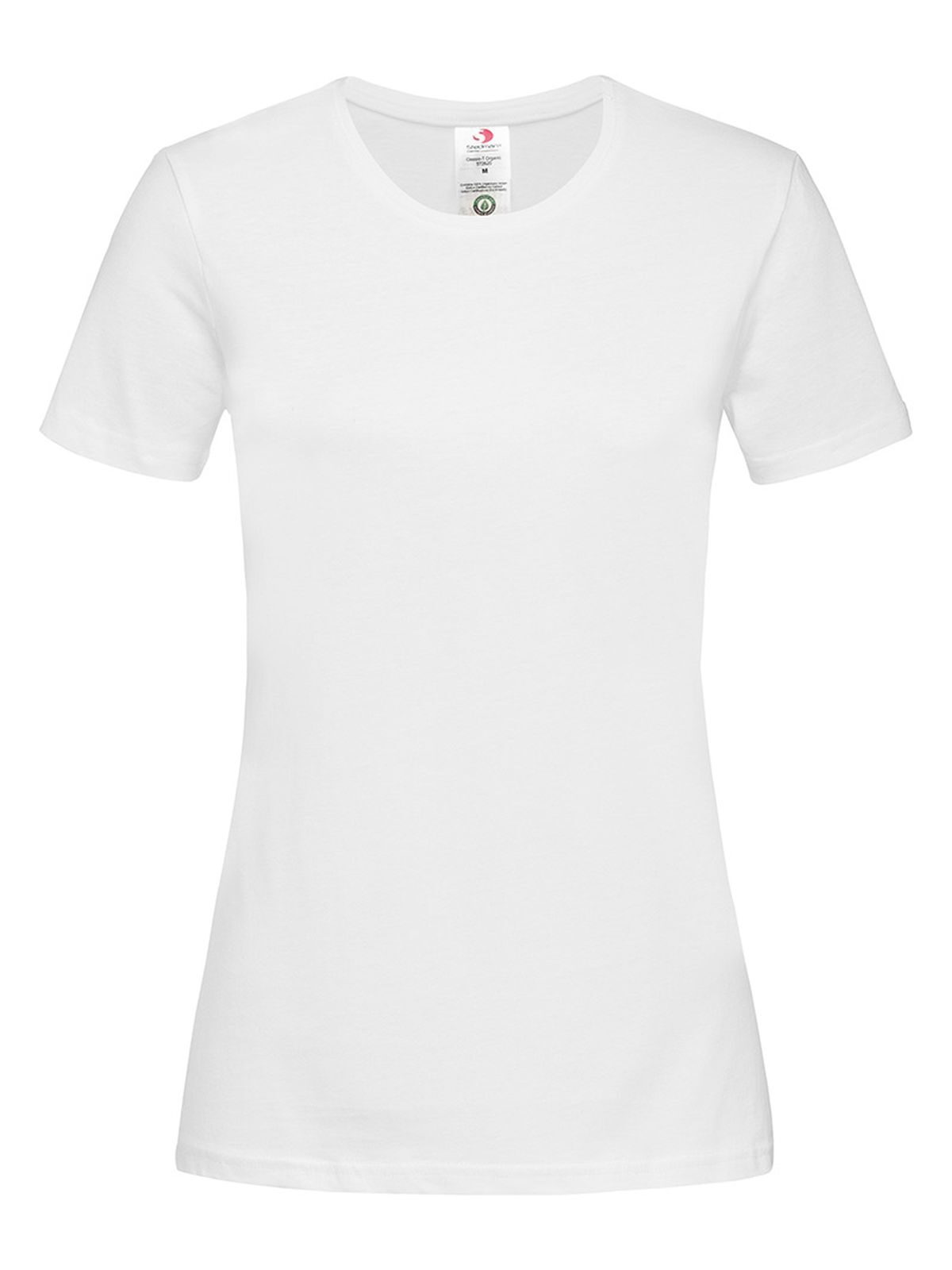 T-shirt ajusté en coton biologique Classic-T - WHI - Blanc LC