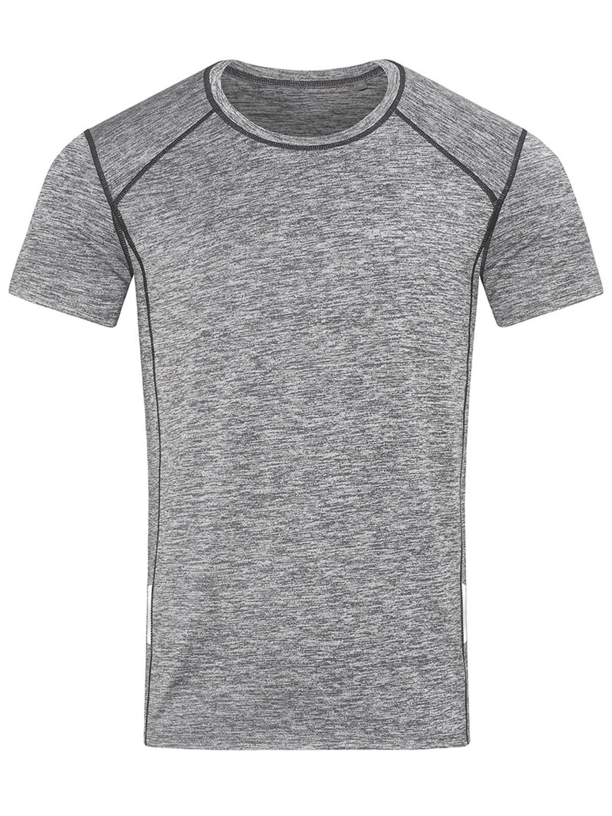 T-shirt de sport recyclé Reflect pour hommes - GYH - Grey Heather