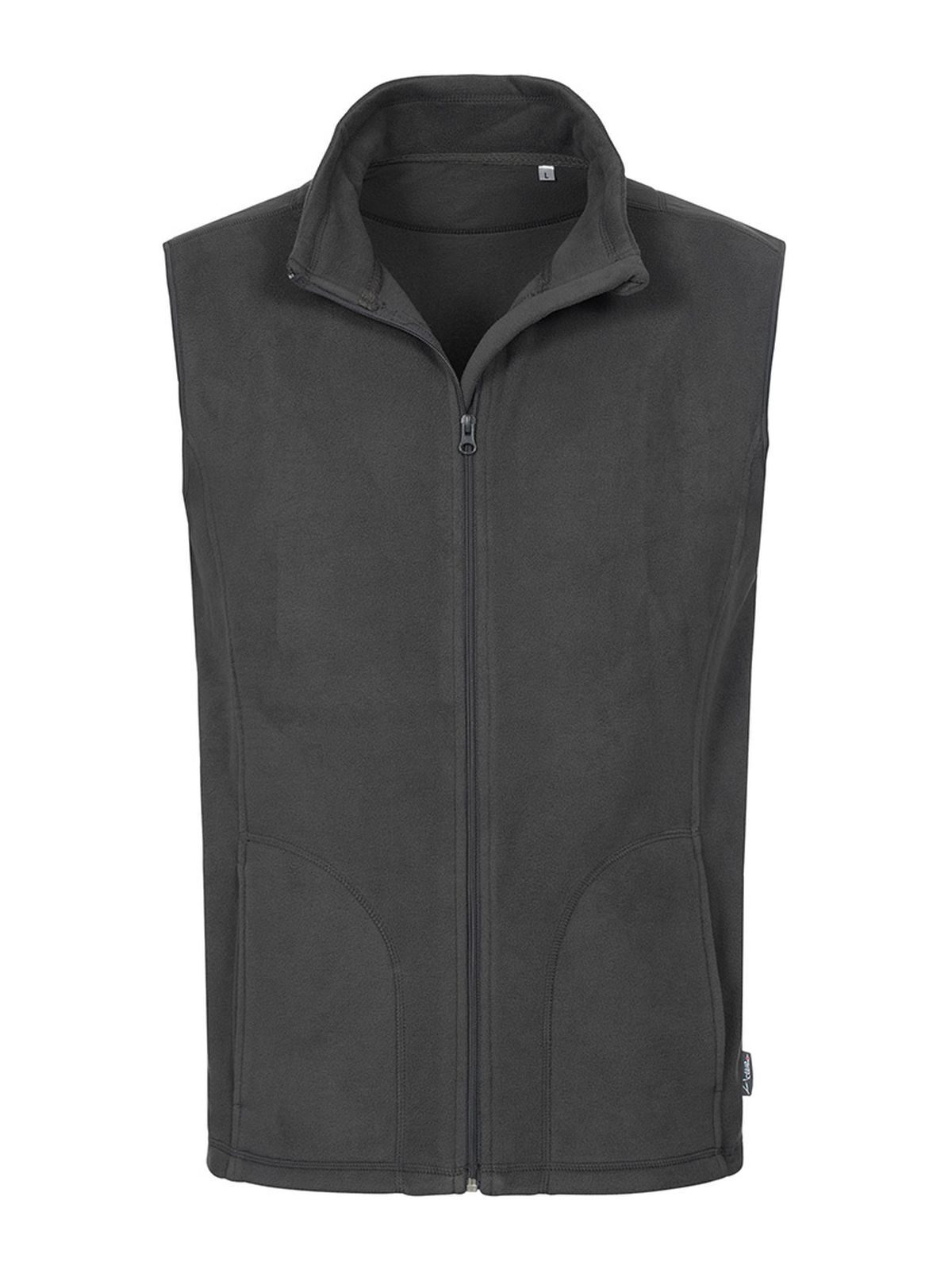 Gilet polaire actif - GRS - Acier gris