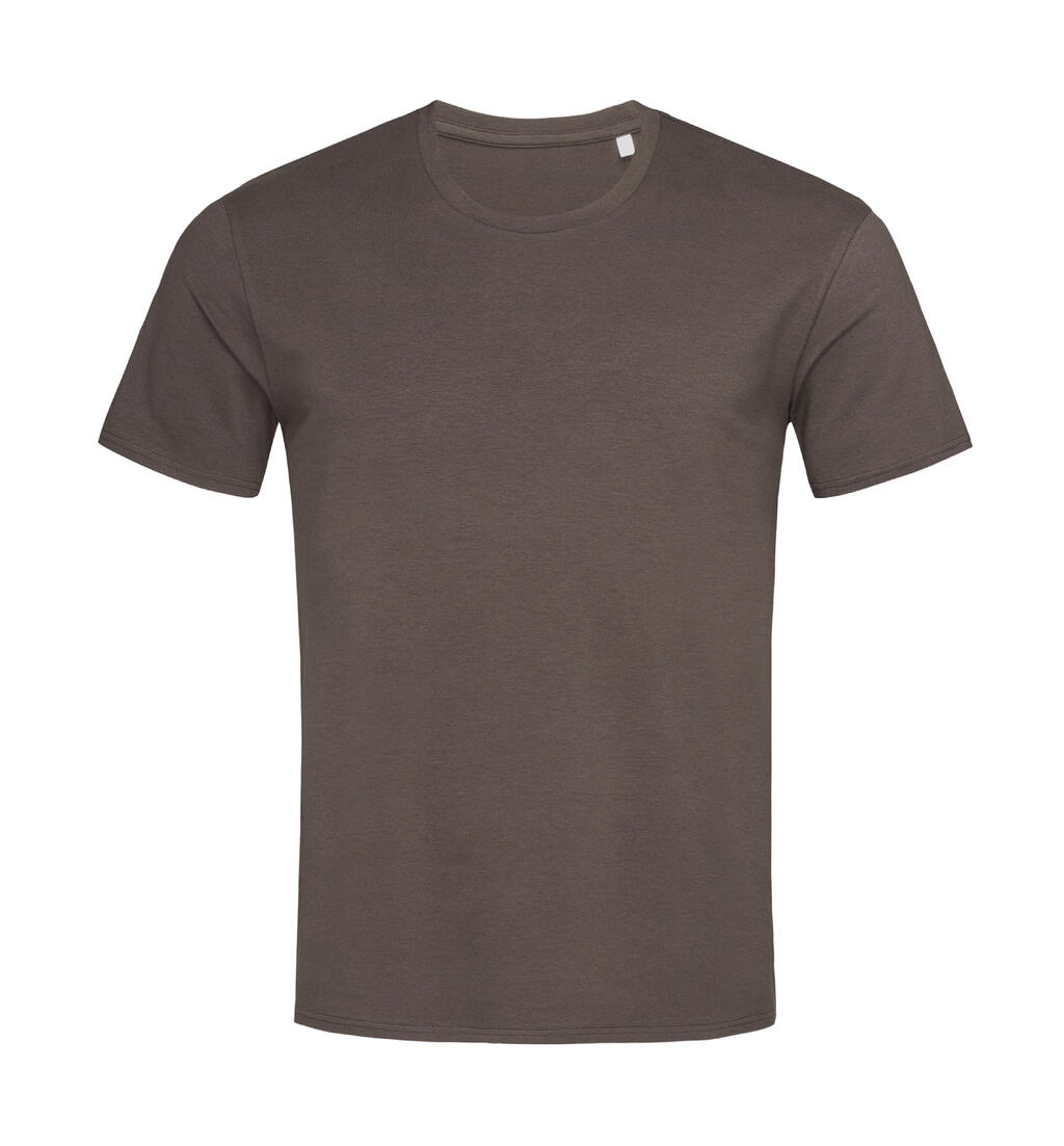 T-shirt décontracté Clive à col rond - DCH - Dark Chocolate