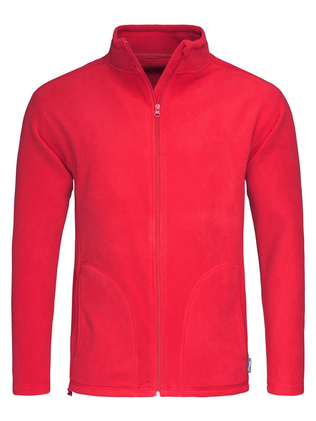 Veste polaire active - SRE - Rouge écarlate