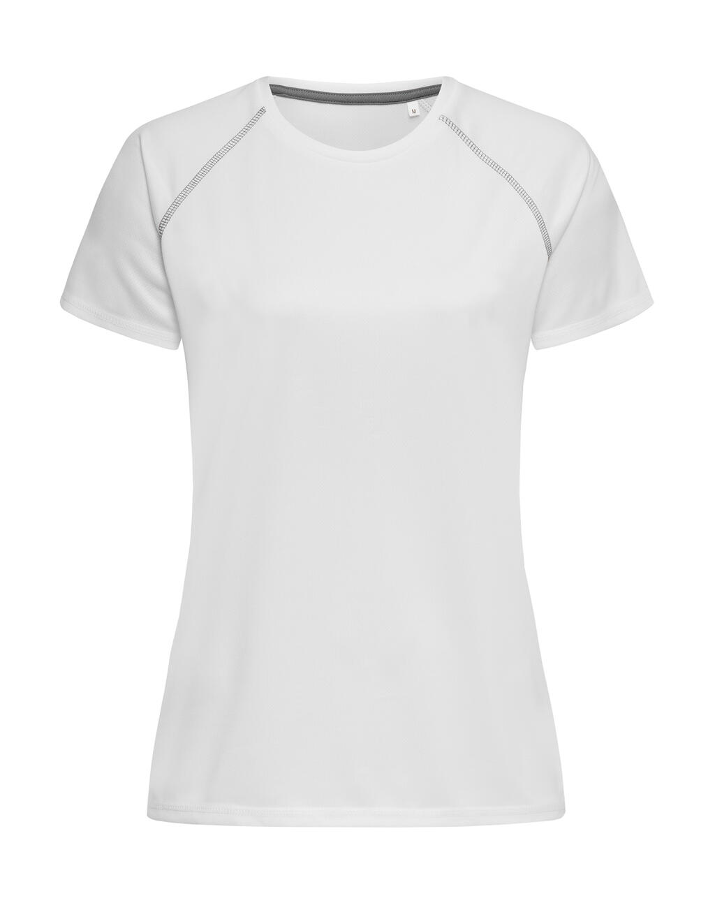 T-shirt raglan pour femmes Active 140 Team - WHI - Blanc LC