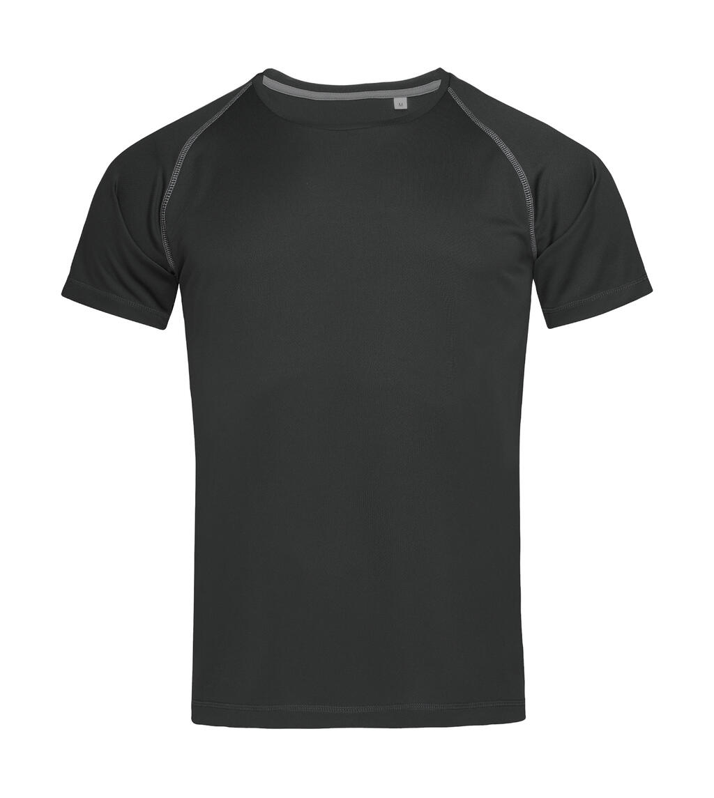 T-shirt raglan pour homme Active 140 Team - BLO - Black Opal LC
