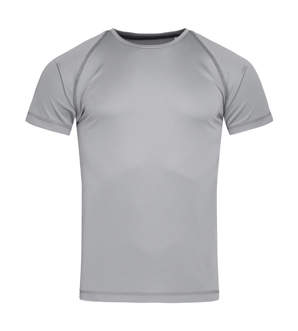 T-shirt raglan pour homme Active 140 Team - Gris argenté S