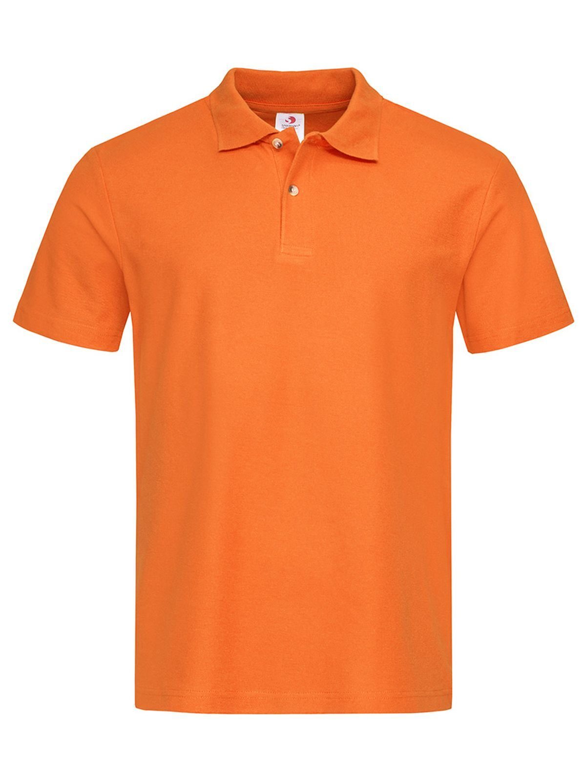 Piquet Homme manches courtes - MAINTENANT - Orange