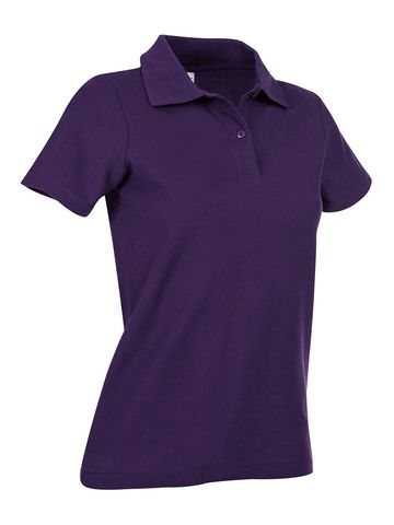 Polo piqué à manches courtes pour femme - 