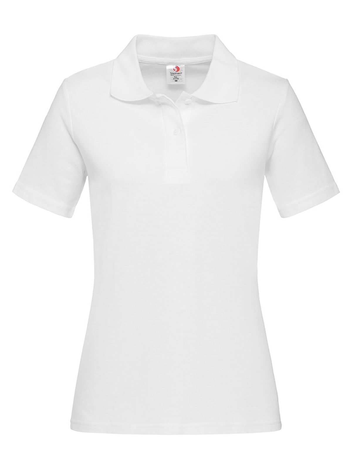 Polo piqué à manches courtes pour femme - WHI - Blanc LC