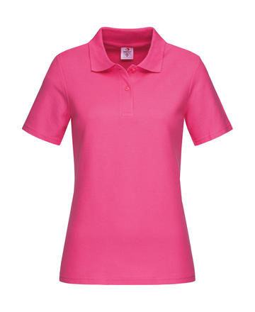 Polo piqué à manches courtes pour femme - 