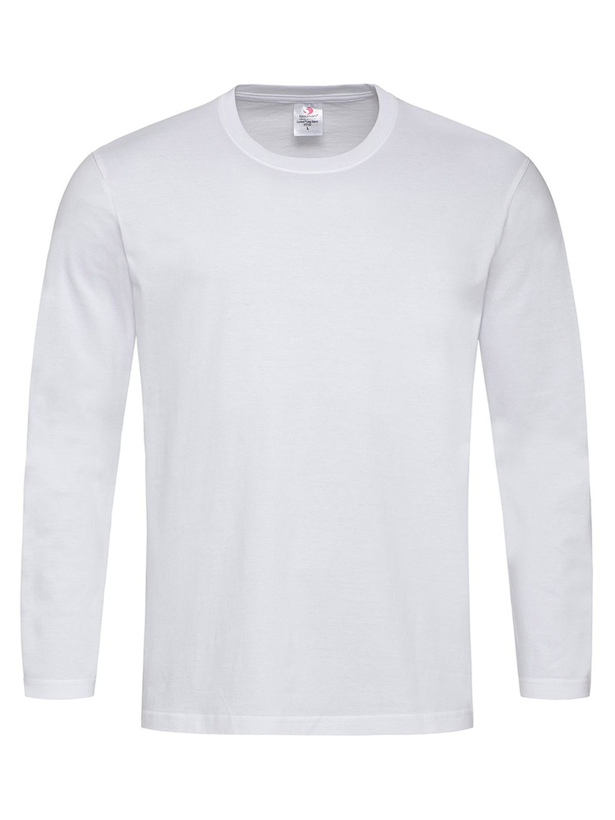 Confortable pour hommes manches longues - WHI - Blanc LC