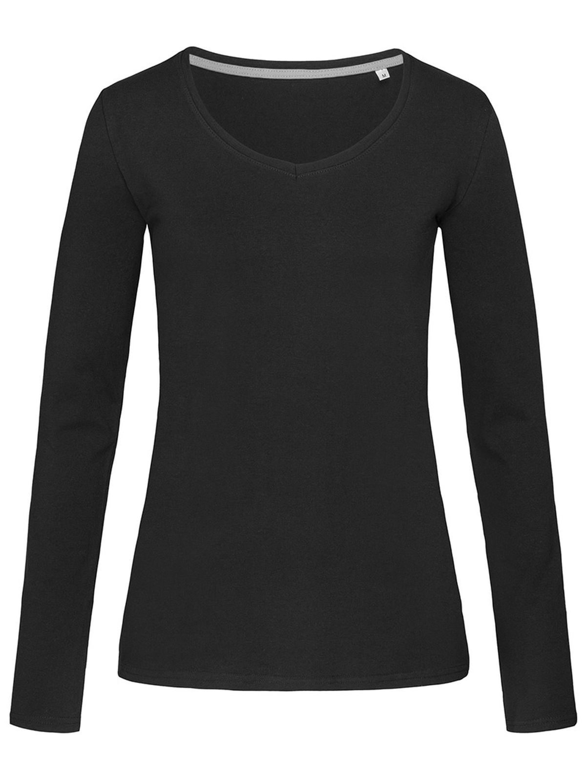 T-shirt à manches courtes et col en V Claire Login - BLO - Black Opal LC
