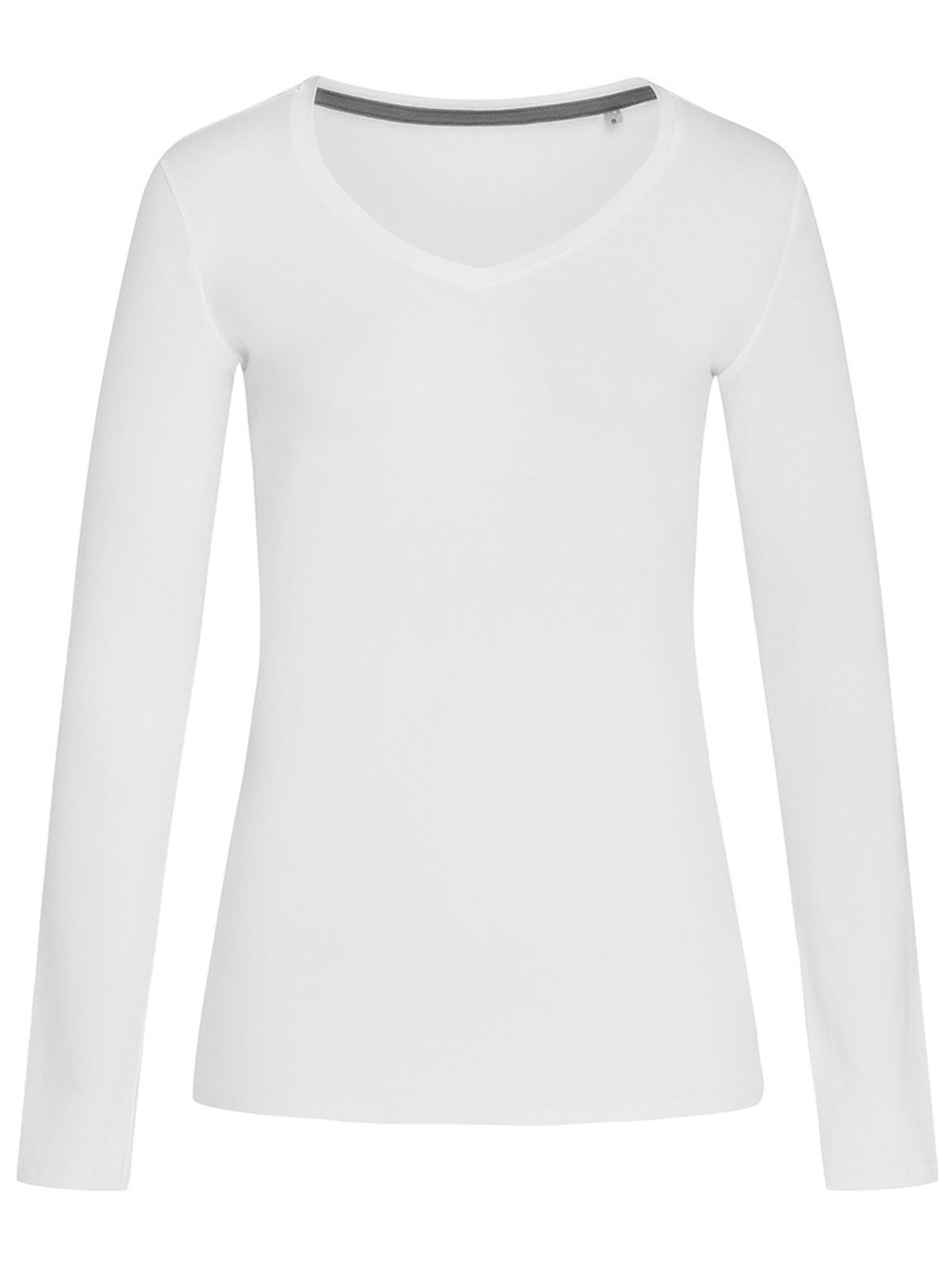 T-shirt à manches courtes et col en V Claire Login - WHI - Blanc LC