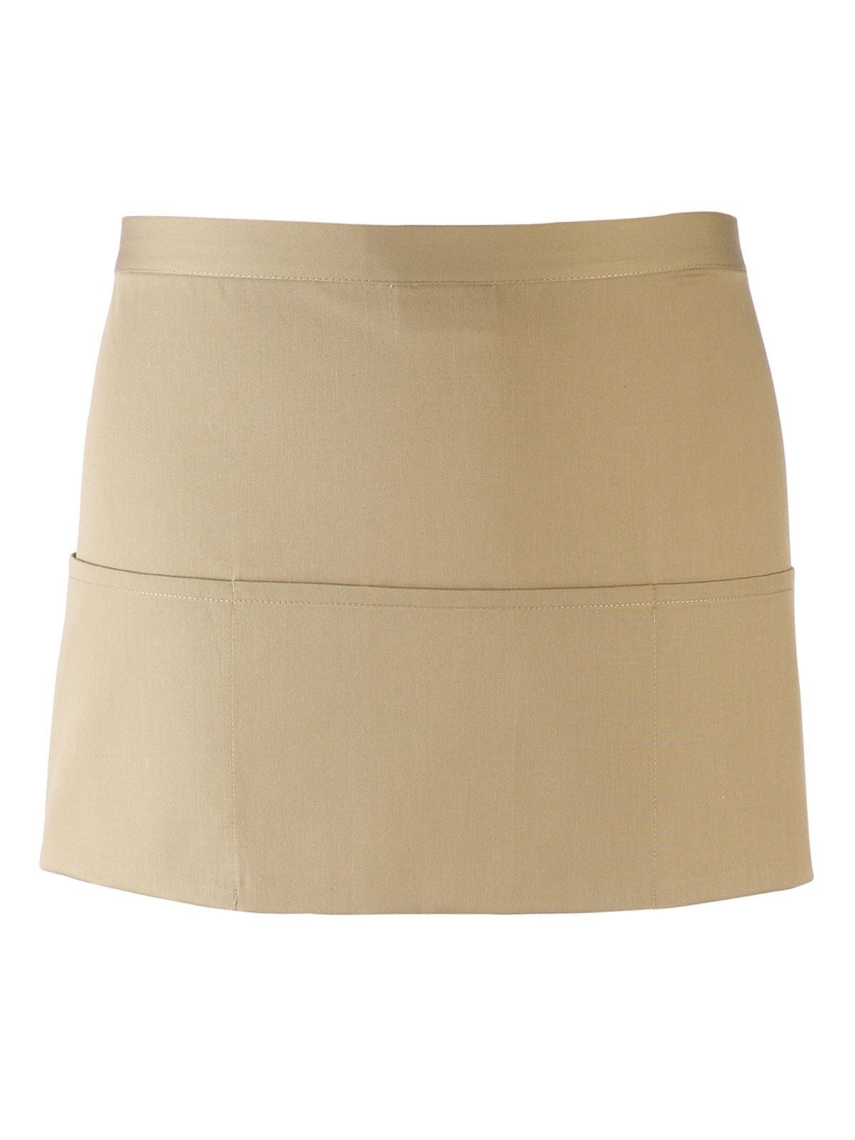 Tablier à trois poches de la collection Colors - Kaki