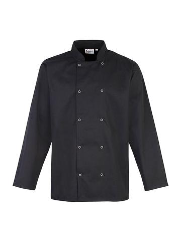 VESTE DE CHEF À MANCHES LONGUES ET À POUSSOIRS - 