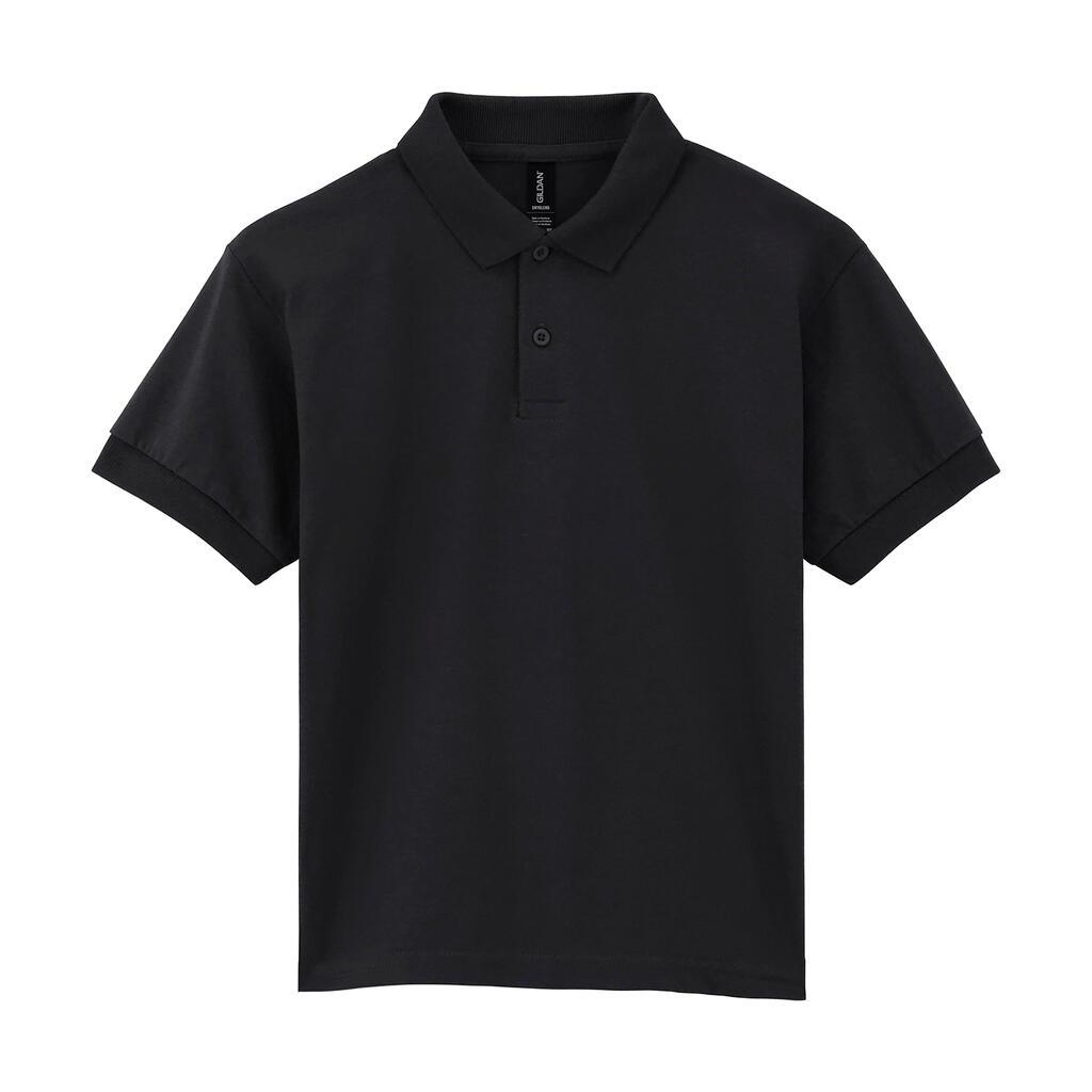 Polo en jersey Dry Blend pour enfants - Noir