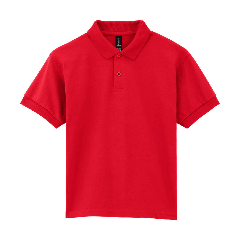 Polo en jersey Dry Blend pour enfants - Rouge