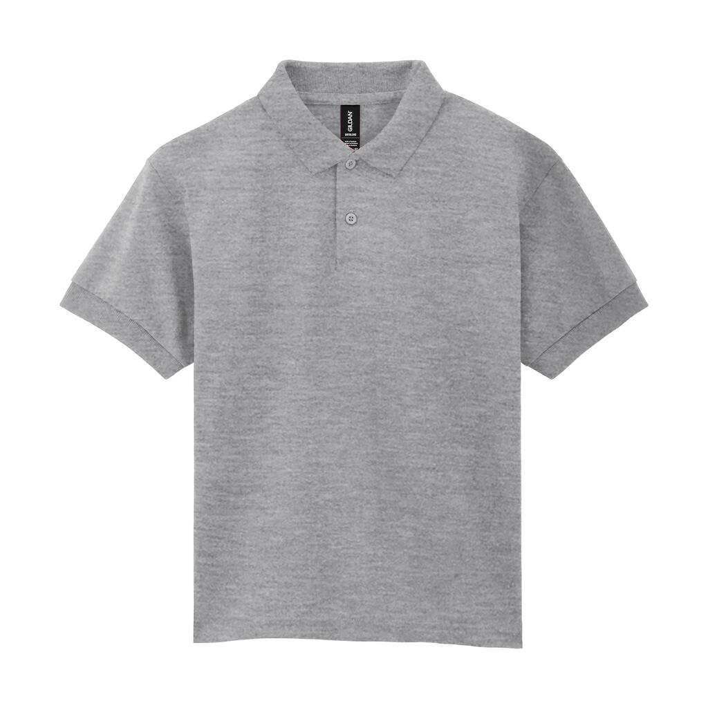 Polo en jersey Dry Blend pour enfants - 295 - Gris sport