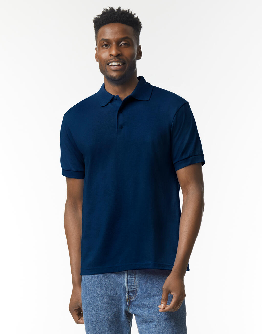 Polo homme en jersey DryBlend® - Bleu Caroline