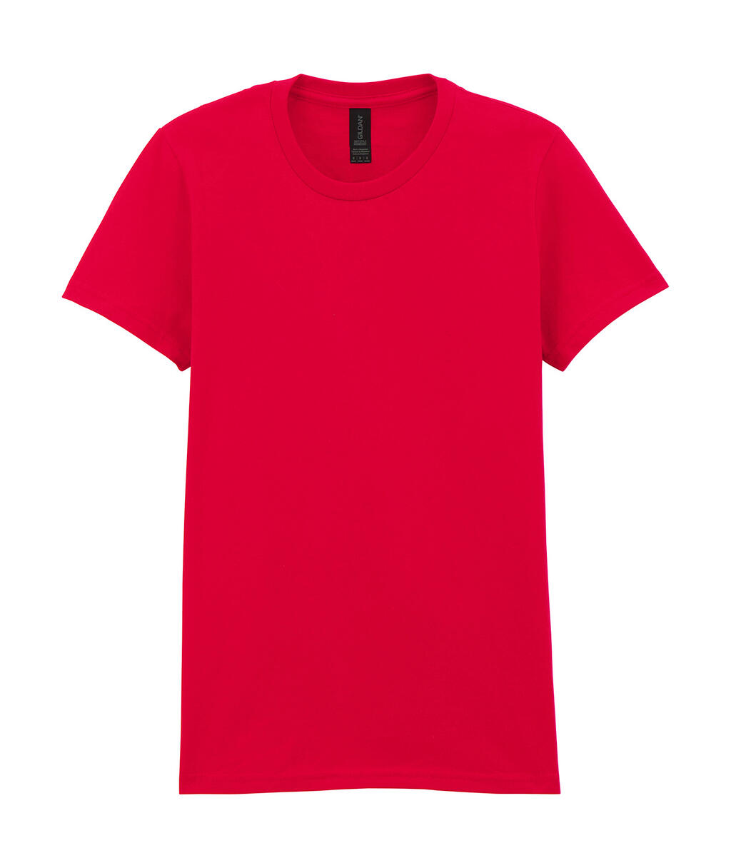 T-shirt mi-lourd Softstyle pour femmes - Rouge
