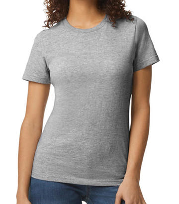 T-shirt mi-lourd Softstyle pour femmes - 