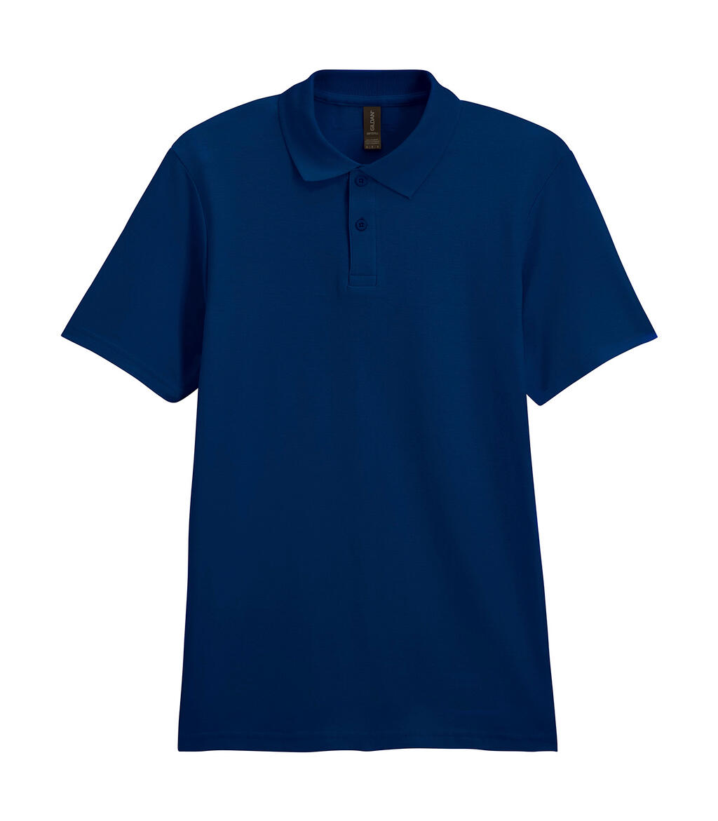 Polo double piqué style doux - Marine