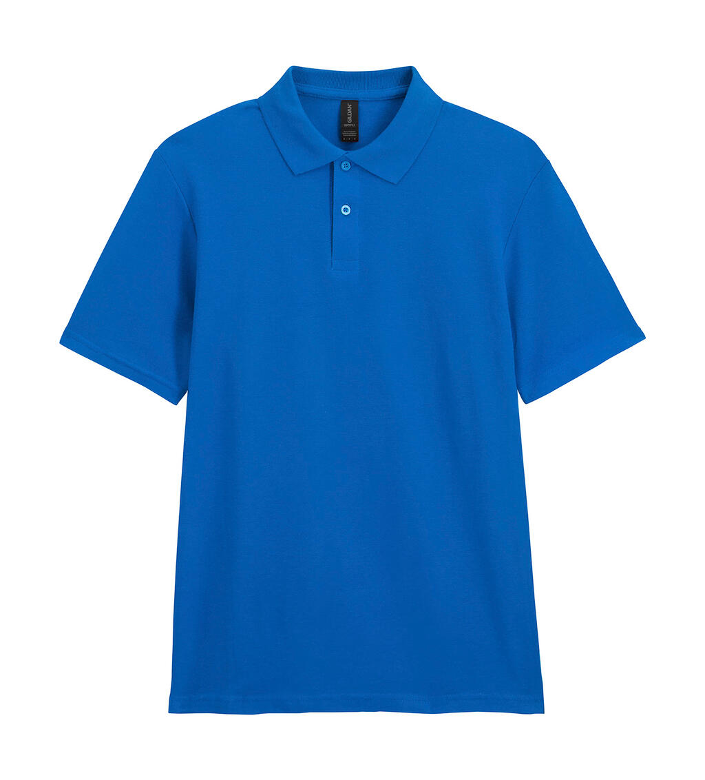 Polo double piqué style doux - Royal