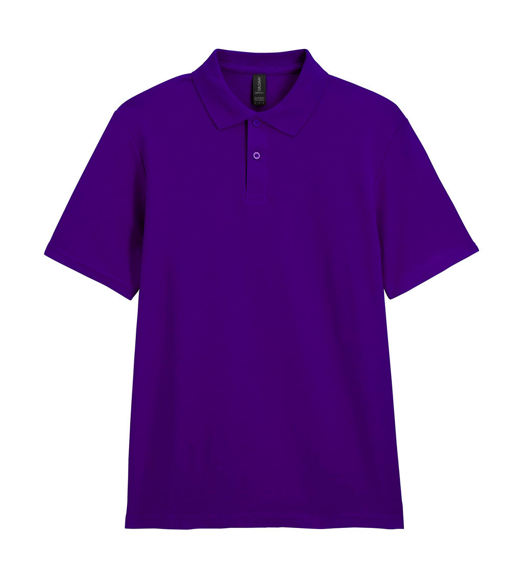 Polo double piqué style doux - Violet
