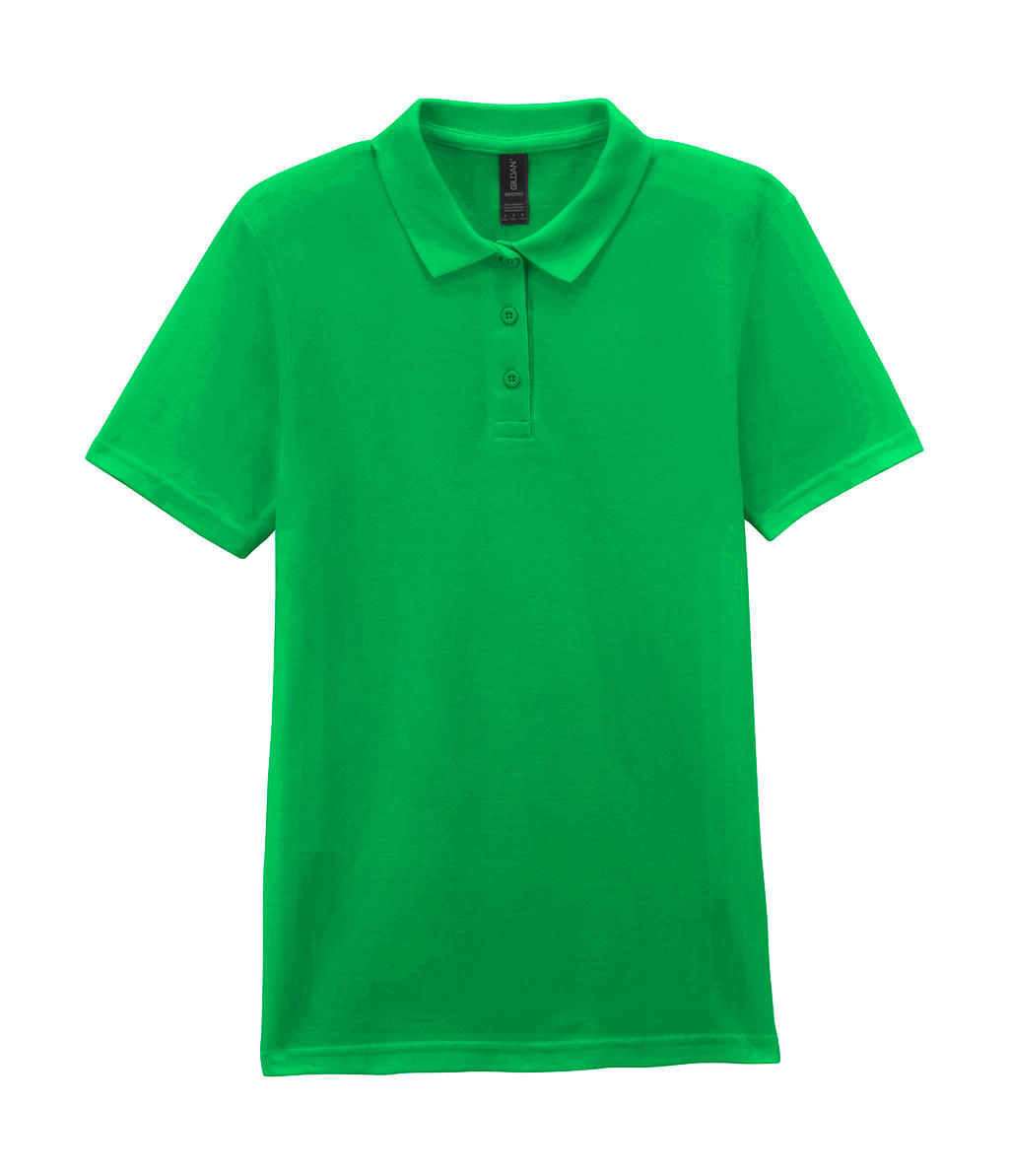 Polo double piqué style doux - Vert irlandais