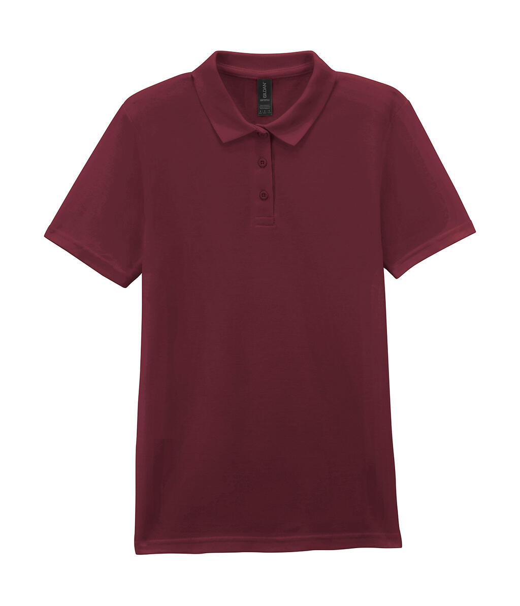 Polo double piqué style doux - 445 - Marron