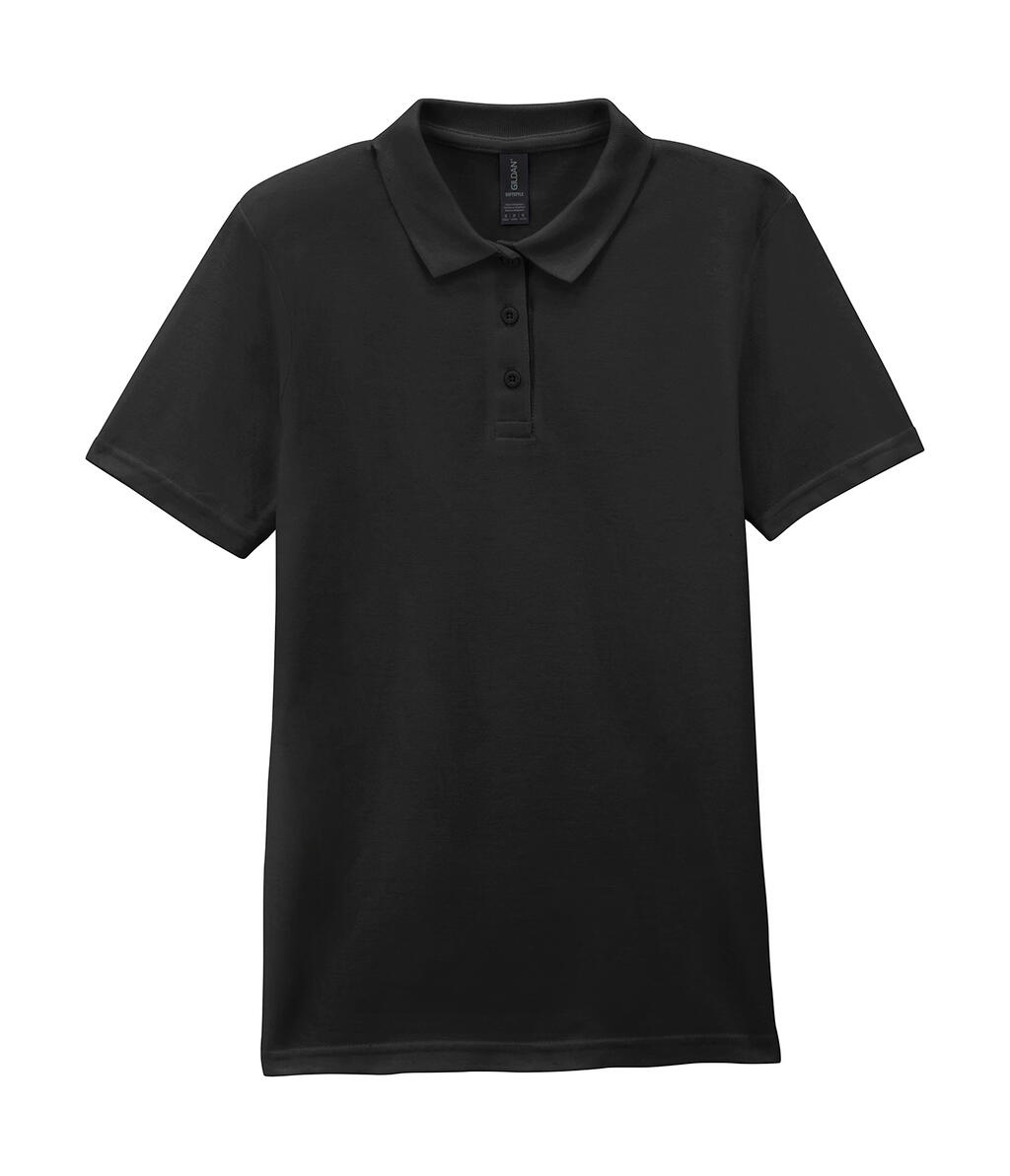 Polo piqué Soft Style pour femme - Noir