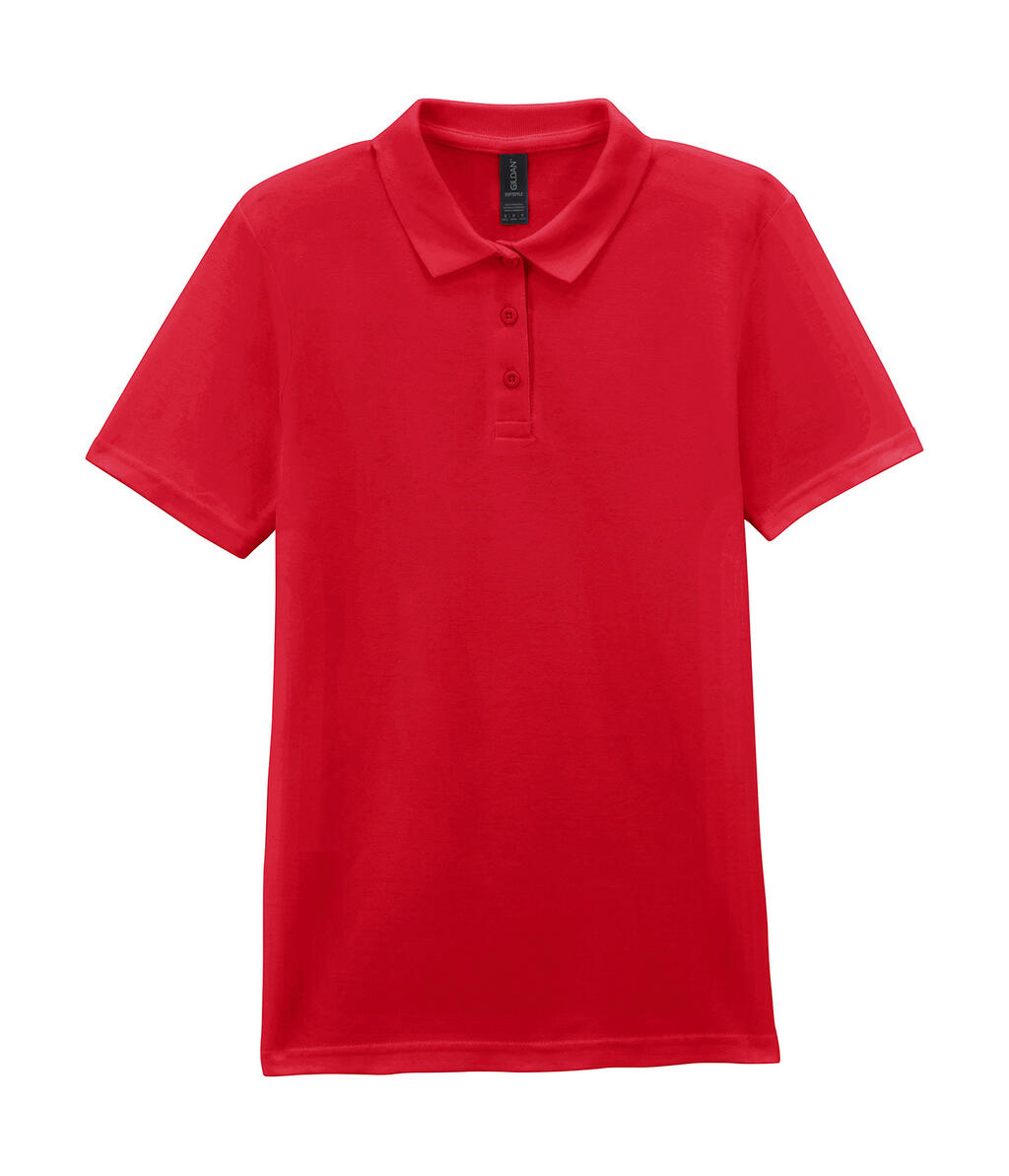 Polo piqué Soft Style pour femme - Rouge