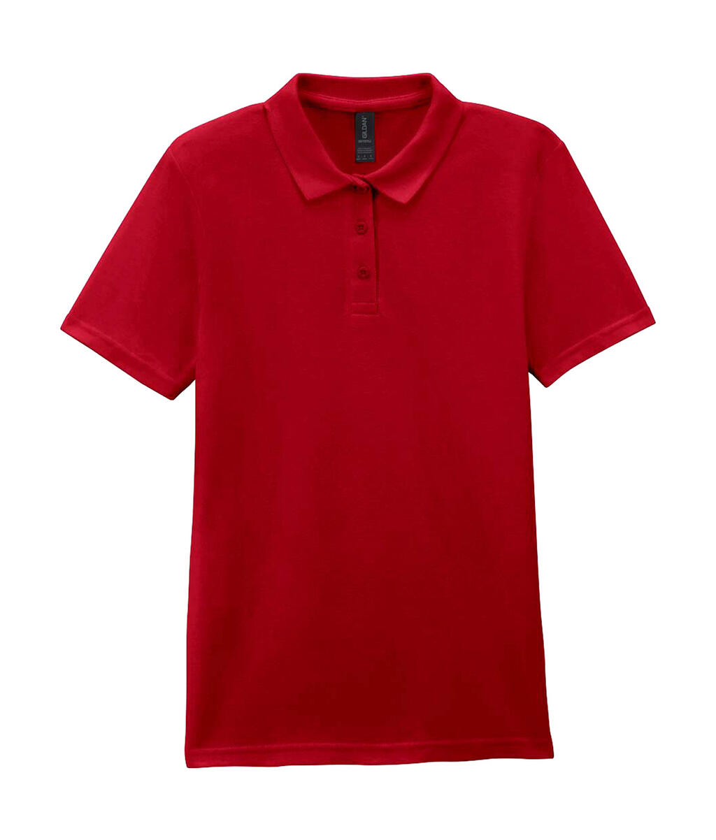 Polo piqué Soft Style pour femme - 194 - Rouge cerise