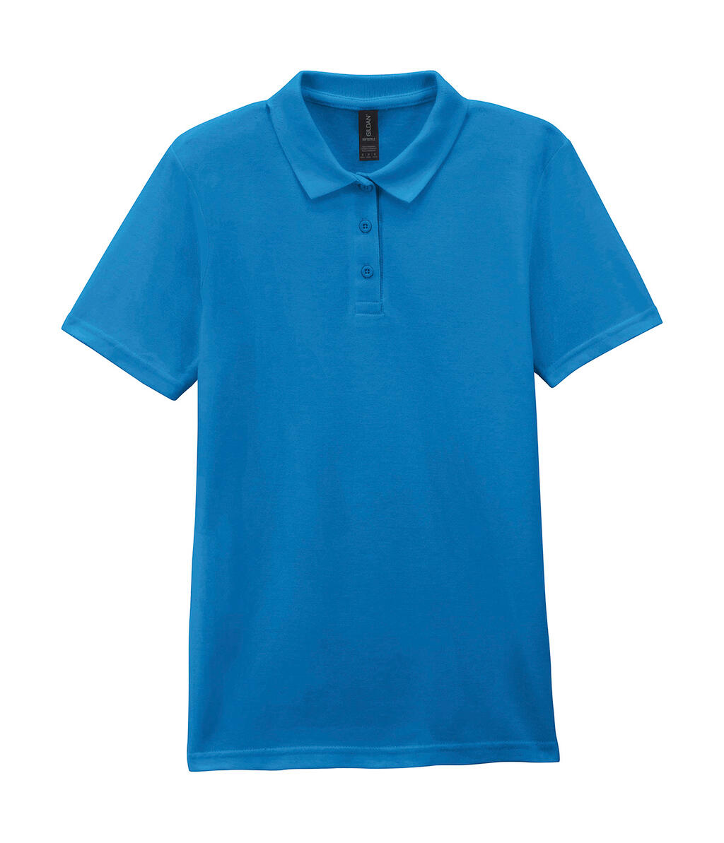 Polo piqué Soft Style pour femme - 329 - Saphir